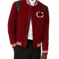 Club Monaco The Perfect Varsity Red Wool Jacket Club Monaco The Perfect Varsity Red Wool Jacket