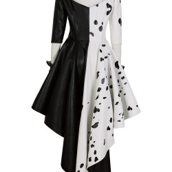 Cruella De Vil Cosplay Costume Adult Women Cruella