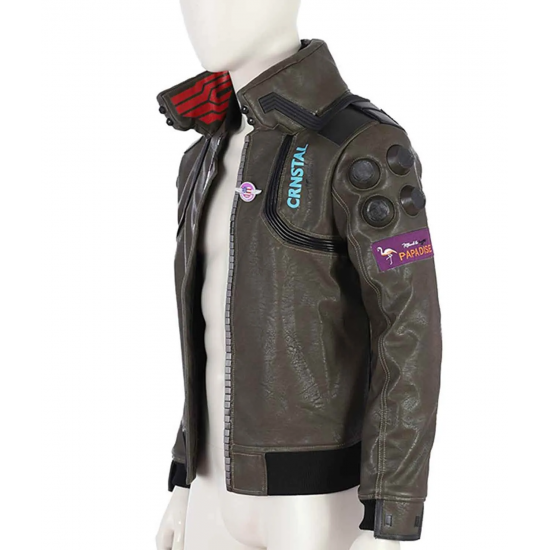 Cyberpunk 2077 High Quality Real Leather Jacket
