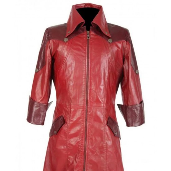 DMC 4 Dante Leather Coat Costume DMC 4 Dante Leather Coat Costume