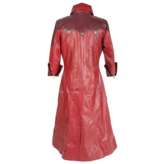 DMC 4 Dante Leather Coat Costume DMC 4 Dante Leather Coat Costume