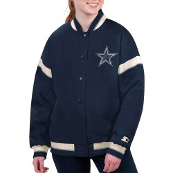 Dallas Cowboys Tournament Navy Varsity Jacket Dallas Cowboys Tournament Navy Varsity Jacket