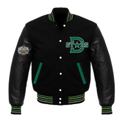 Dallas Stars Varsity Wool/Leather Jacket Dallas Stars Varsity Wool/Leather Jacket