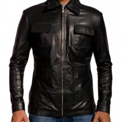 Damon Salvatore The Vampire Diaries Leather Jacket