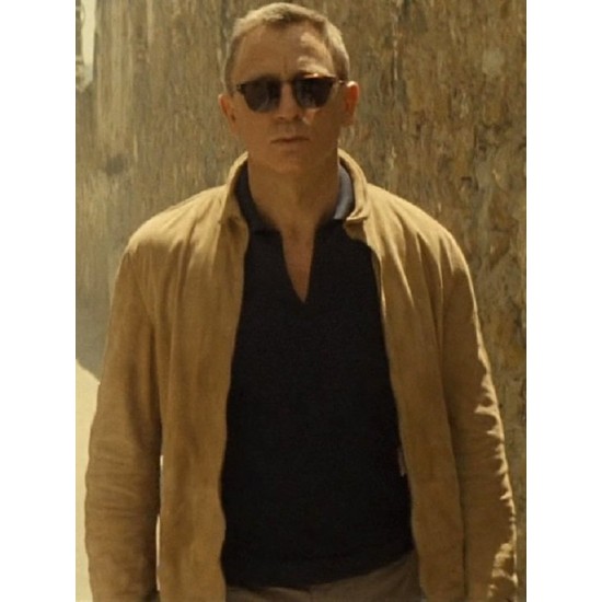 Daniel Craig Brown Suede Jacket