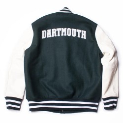 Dartmouth Green and White Varsity Jacket Dartmouth Green and White Varsity Jacket