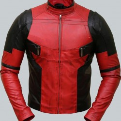 Deadpool Red Leather Jacket Deadpool Red Leather Jacket