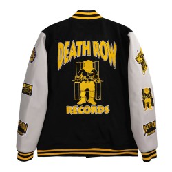 Death Row Records Collegiate Varsity Jacket Death Row Records Collegiate Varsity Jacket