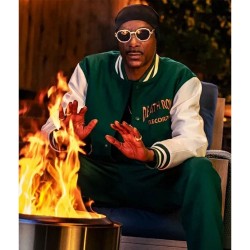 Death Row Records Snoop Dogg Green Varsity Jacket Death Row Records Snoop Dogg Green Varsity Jacket