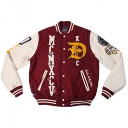 Deep Loose Cannon Letterman Jacket