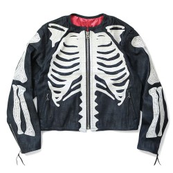 Denim Skeleton Kapital Jacket Denim Skeleton Kapital Jacket