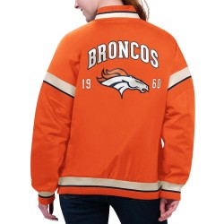 Denver Broncos Tournament Orange Varsity Jacket Denver Broncos Tournament Orange Varsity Jacket