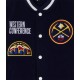 Denver Nuggets Western Conference Varsity Jacket Denver Nuggets Western Conference Varsity Jacket