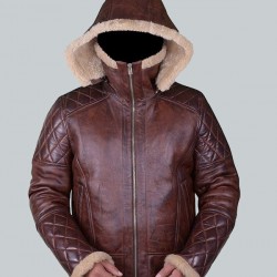 Diamond Quilted Bomber B3 Shearling Jacket Diamond Quilted Bomber B3 Shearling Jacket