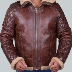 Diamond Quilted Bomber B3 Shearling Jacket Diamond Quilted Bomber B3 Shearling Jacket