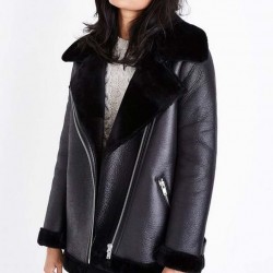 Dodge Locke and Key Laysla De Oliveira Black Jacket