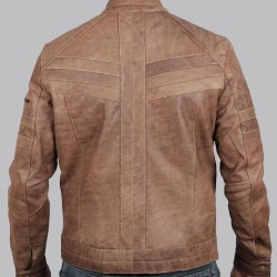 Douglas Brown Leather Jacket Mens