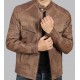 Douglas Brown Leather Jacket Mens