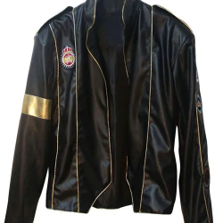 Elizabeth Taylor Michael Jackson Tribute Leather Jacket Elizabeth Taylor Michael Jackson Tribute Leather Jacket