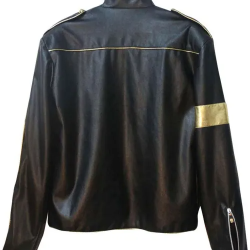 Elizabeth Taylor Michael Jackson Tribute Leather Jacket Elizabeth Taylor Michael Jackson Tribute Leather Jacket