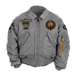 Flight Battletech Mechwarrior Bomber Satin Jacket Flight Battletech Mechwarrior Bomber Satin Jacket