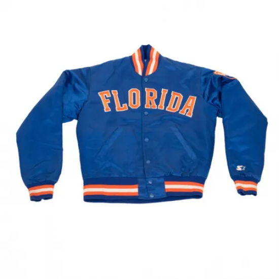 Florida Gators Blue Satin Jacket