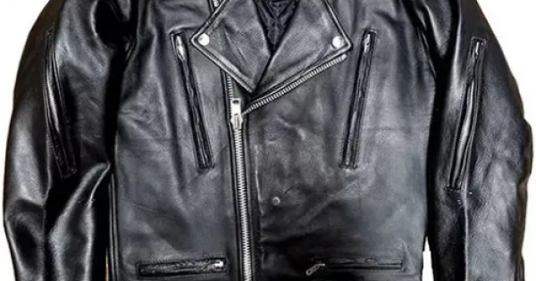 GG Allin Black Leather Biker Jacket