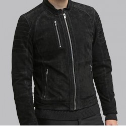 Genuine Leather Mens Black Suede Jacket Genuine Leather Mens Black Suede Jacket