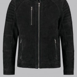Genuine Leather Mens Black Suede Jacket Genuine Leather Mens Black Suede Jacket