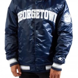 Georgetown Blue Bomber Jacket