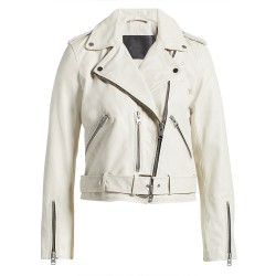 Gina Kirschenheiter The Real Housewives of Orange County Off White Leather Jacket Gina Kirschenheiter The Real Housewives of Orange County Off White Leather Jacket