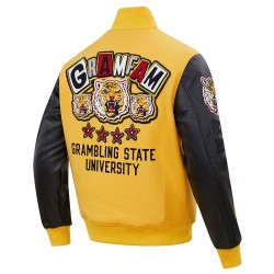 Grambling Tigers Homecoming Gold Varsity Jacket Grambling Tigers Homecoming Gold Varsity Jacket