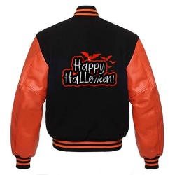 Happy Halloween Letterman Jacket Happy Halloween Letterman Jacket