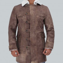 Hardy Shearling Mens Winter Leather Jacket Coat Hardy Shearling Mens Winter Leather Jacket Coat