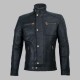 New Men's Hispar Black Moto Racer Jacket New Mens Hispar Black Moto Racer Jacket