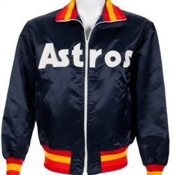 Houston Astros 1980’s Bomber Satin Jacket Houston Astros 1980’s Bomber Satin Jacket