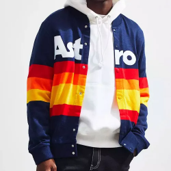 Houston Astros 1986 Blue Bomber Sweater Houston Astros 1986 Blue Bomber Sweater