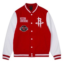 Houston Rockets Varsity Red Jacket
