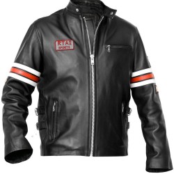 Hugh Laurie House Motorcycle Leather Jacket Hugh Laurie House Motorcycle Leather Jacket