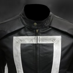 Agents of Shield Black Leather Jacket