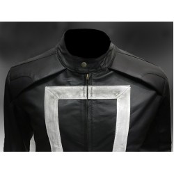 Agents of Shield Black Leather Jacket