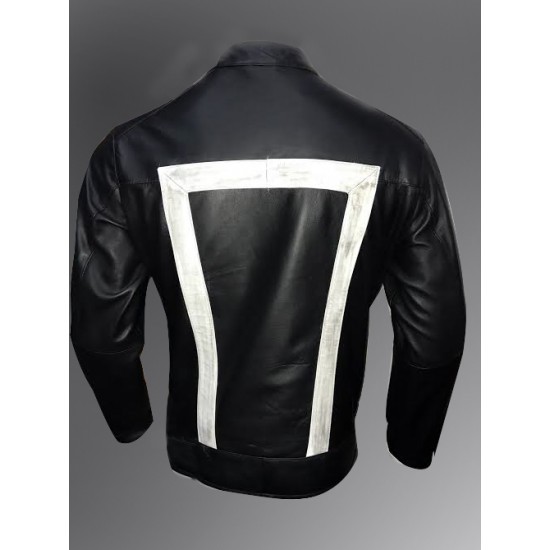 Agents of Shield Black Leather Jacket