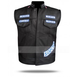 Jax Teller Sons Of Anarchy Leather Vest 