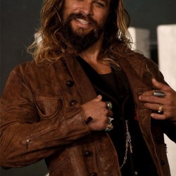 Jason Momoa Justice League Aquaman Distressed Brown Leather Jacket Jason Momoa Justice League Aquaman Distressed Brown Leather Jacket