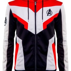 Avengers Endgame Advanced Tech Men’s Quantum Hoodie Jacket Avengers Endgame Advanced Tech Men’s Quantum Hoodie Jacket