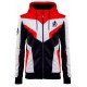 Avengers Endgame Advanced Tech Men’s Quantum Hoodie Jacket With Avengers Logo on the Chest And Right Sleeve.