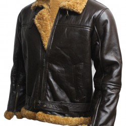 Aviator B3 Ginger Shearling Fly Sheep Bomber Leather Jacket Aviator B3 Ginger Shearling Fly Sheep Bomber Leather Jacket