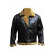 Aviator B3 Ginger Shearling Fly Sheep Bomber Leather Jacket