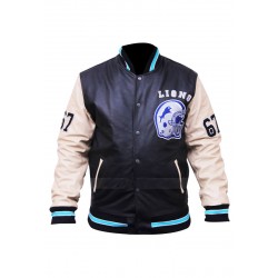 Beverly Hills Cop Axel Foley Detroit Lions Letterman Jacket