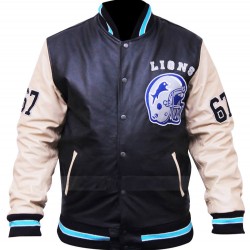 Beverly Hills Cop Axel Foley Detroit Lions Letterman Jacket Beverly Hills Cop Axel Foley Detroit Lions Letterman Jacket
